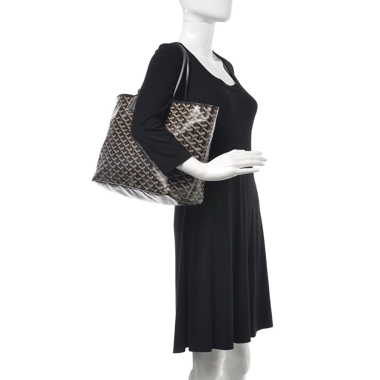 Goyard Goyardine Saint Louis PM Black 2 of 10