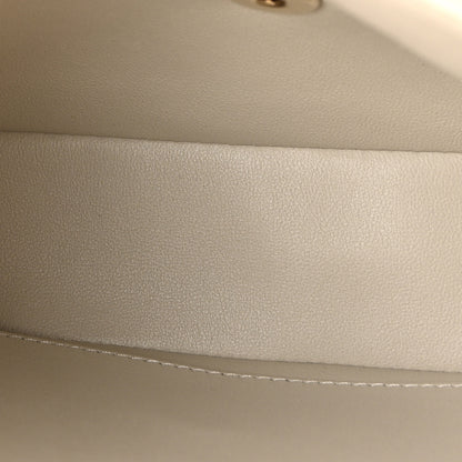 Chanel Lambskin Quilted Small Flap Top Handle Bag Grey 5 of 10