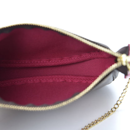 Louis Vuitton Monogram 2020 Christmas Animation Roller Coaster Mini Pochette Accessories Pivoine 4 of 9
