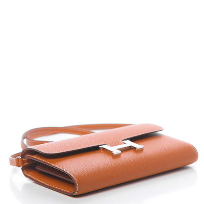 Hermes Epsom Constance Long Wallet To Go Gold 4 of 11