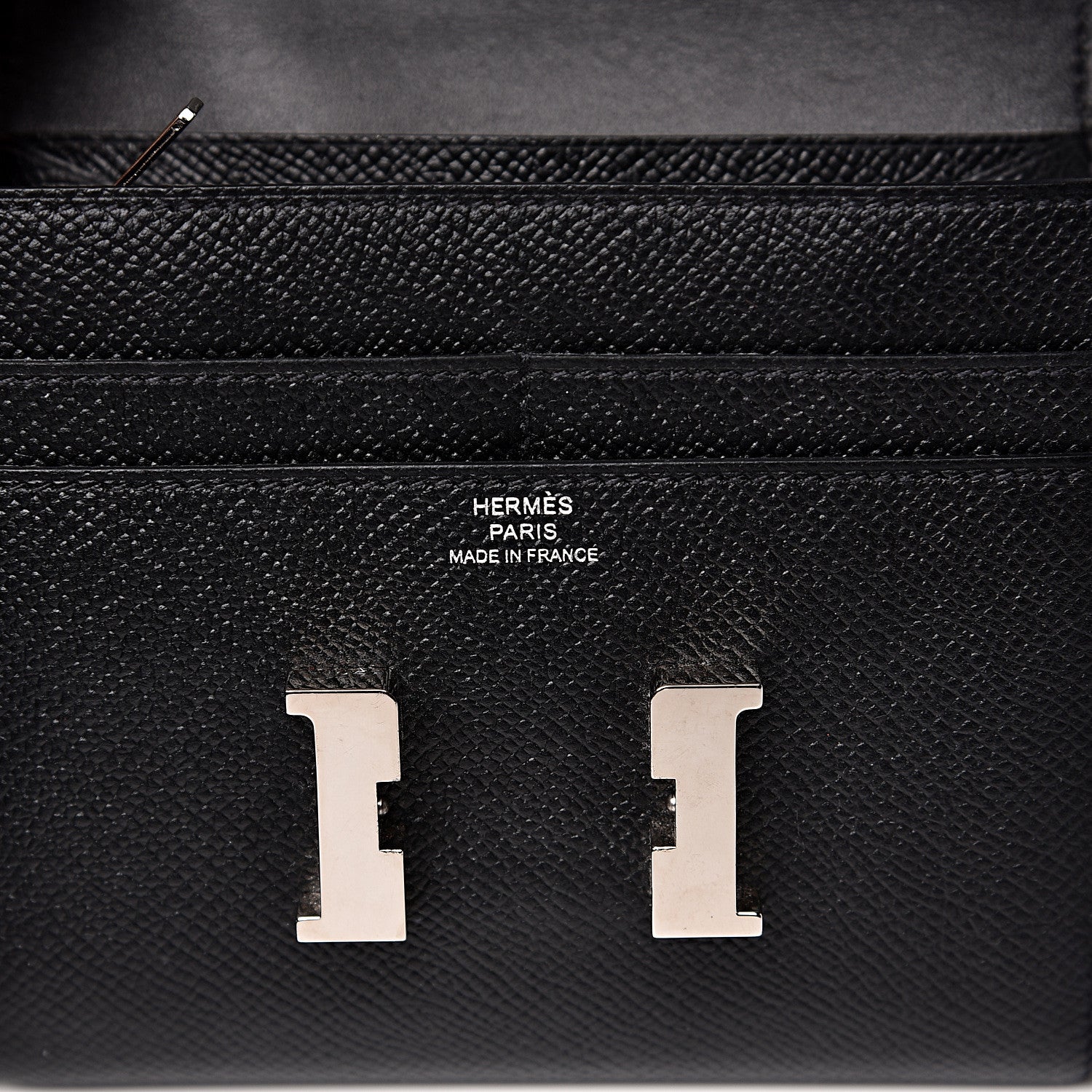 Hermes Epsom Constance Short Wallet Black 5 of 6