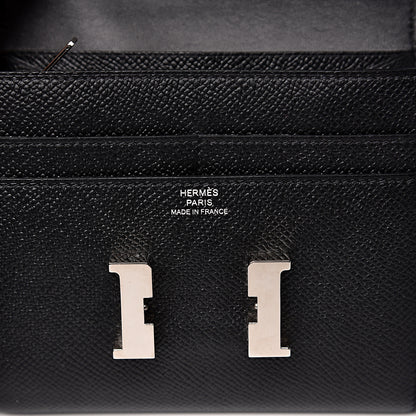 Hermes Epsom Constance Short Wallet Black 5 of 6