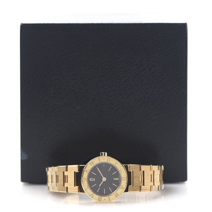 Bulgari 18K Yellow Gold 23mm Quartz Watch Black 7 of 7