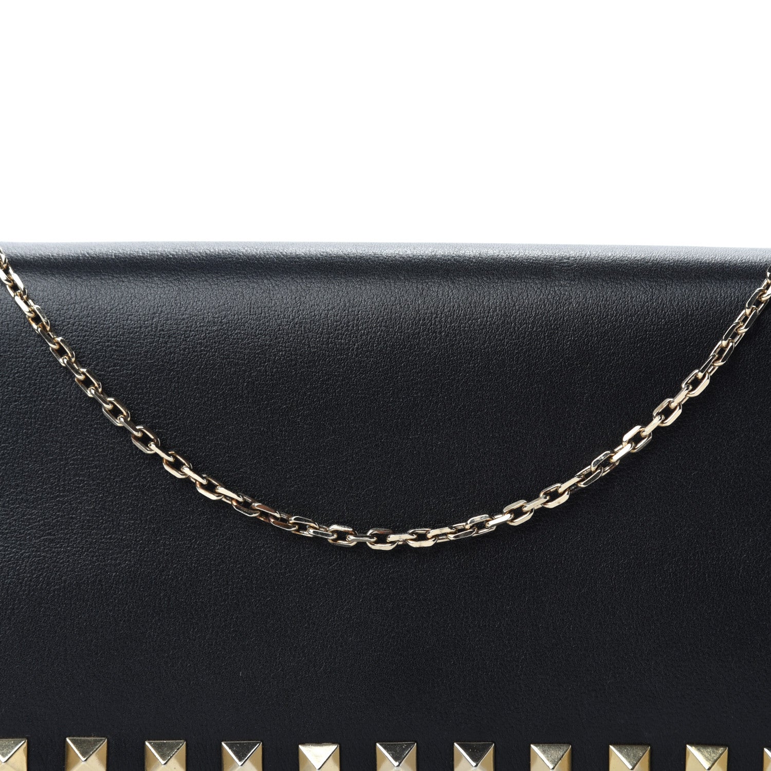 Valentino Garavani Vitello Chain Crossbody Bag Black 9 of 9