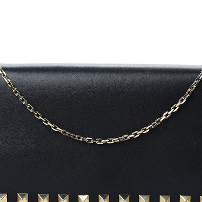 Valentino Garavani Vitello Chain Crossbody Bag Black 9 of 9