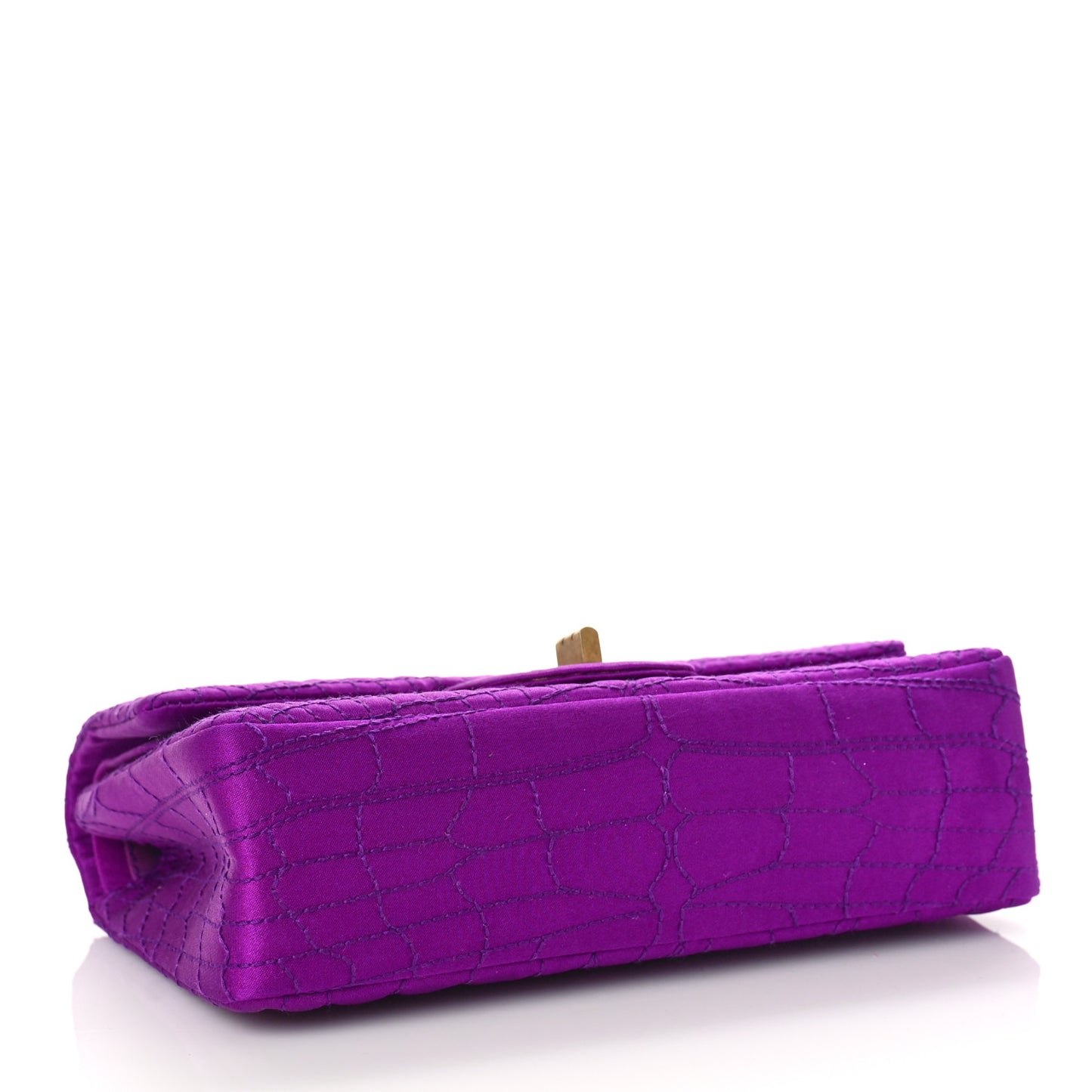 Satin Coco's Croc 2.55 Reissue 224 Flap Purple