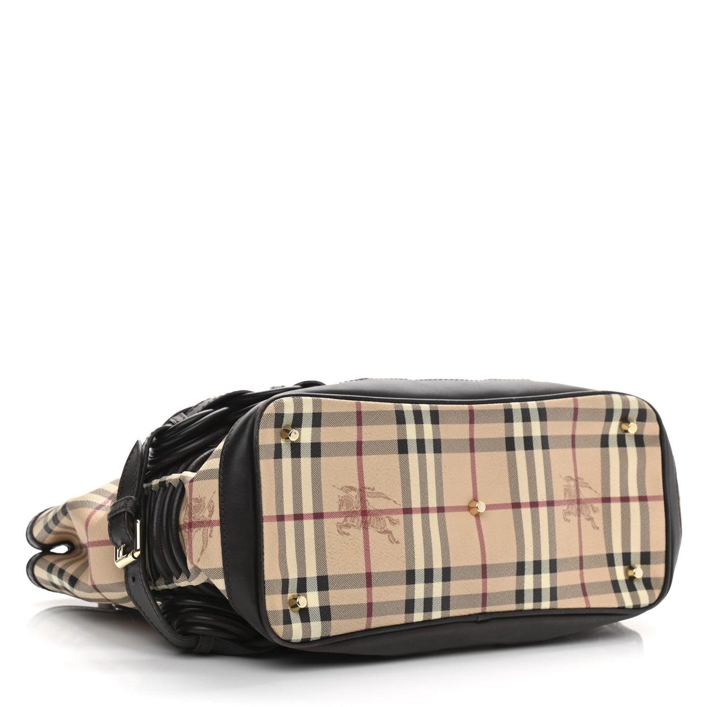 Haymarket Check Tote Chocolate