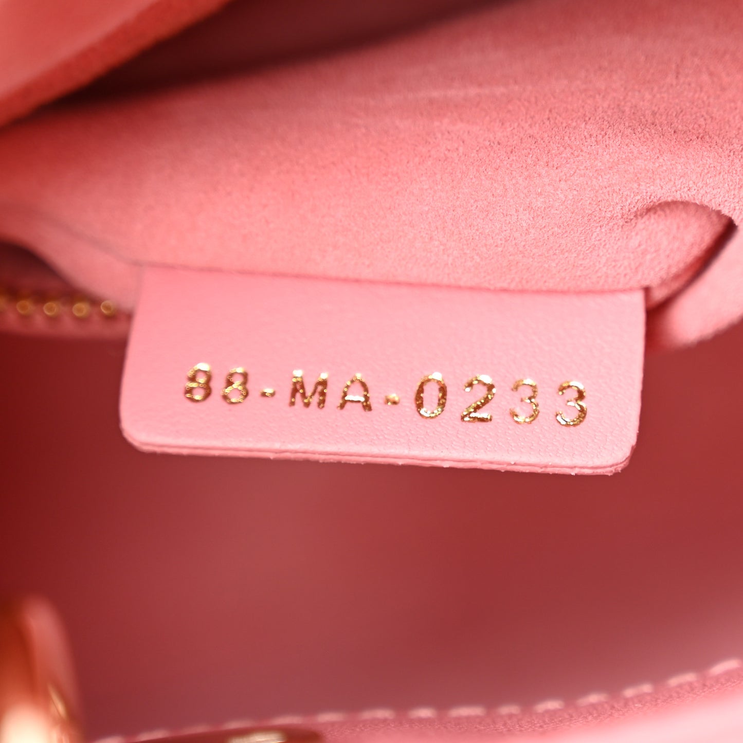 Lambskin Cannage Mini Lady Dior Light Pink
