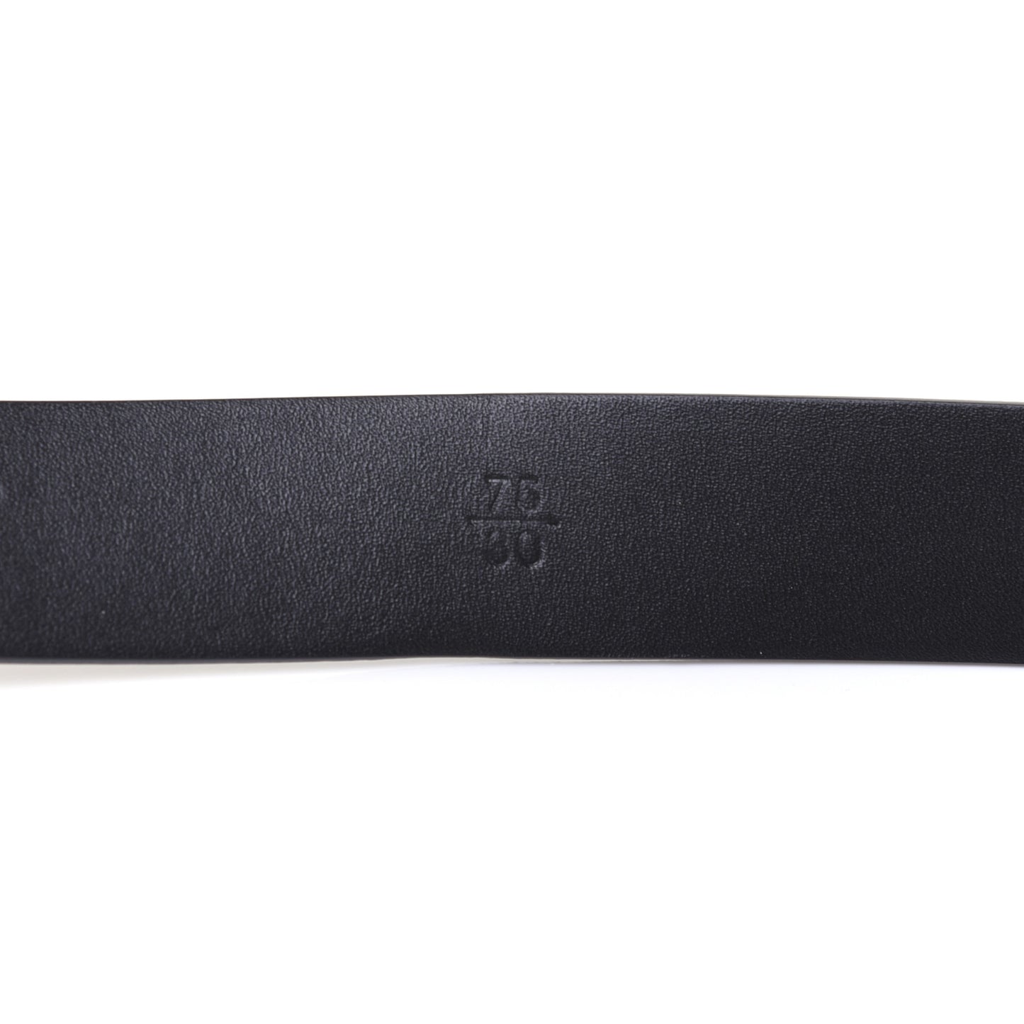 Calfskin Paris Button CC Belt 75 30 Black