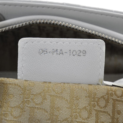 Christian Dior Lambskin Cannage Large Lady Dior White 8 of 8