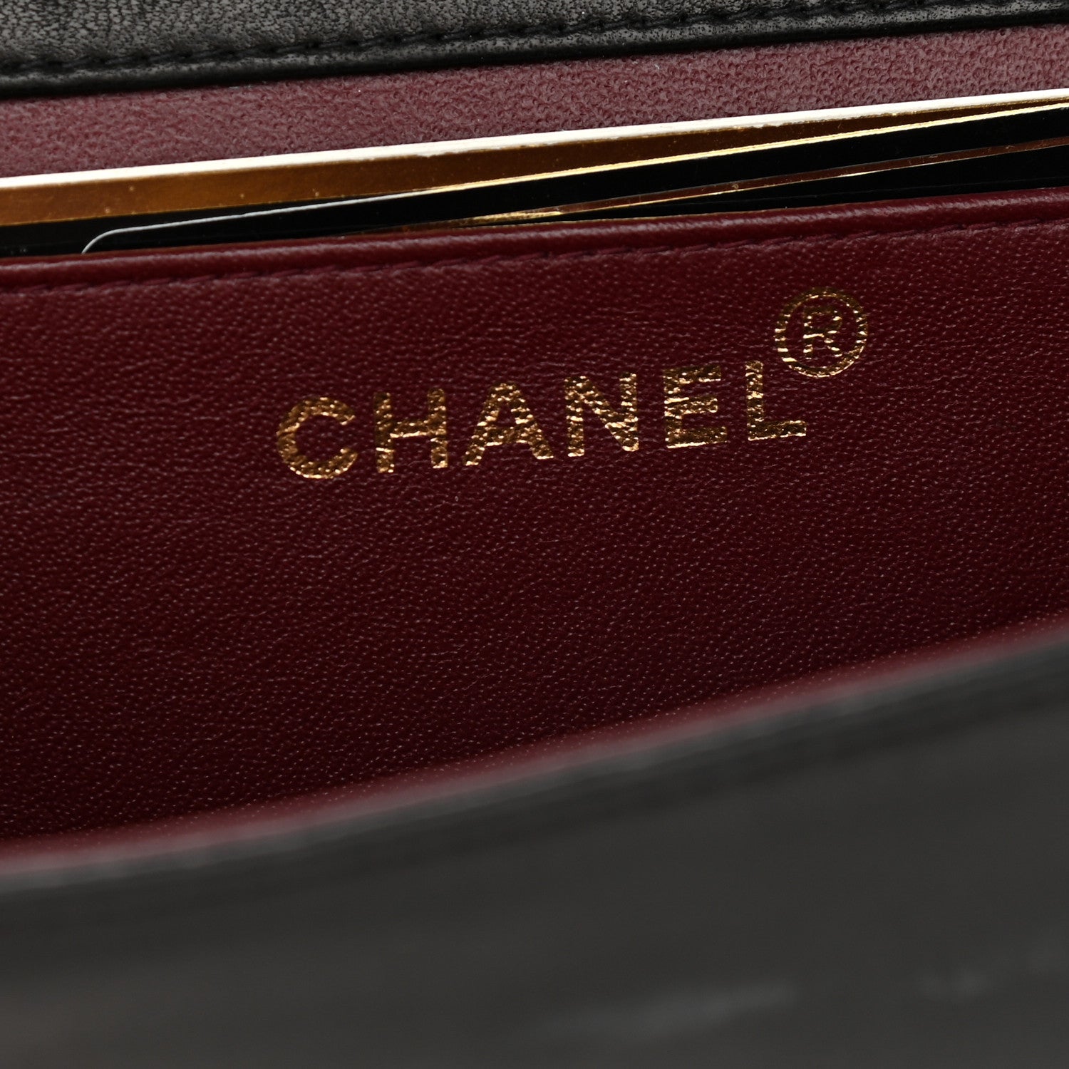 Chanel Lambskin Quilted Mini Flap Black 6 of 10