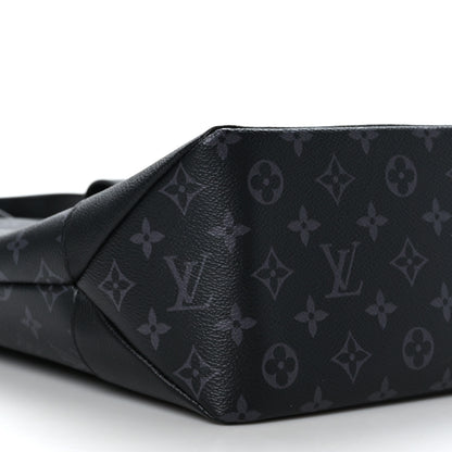 Louis Vuitton LOUIS VUITTON Monogram Eclipse Saumur Tote Black 7 of 8