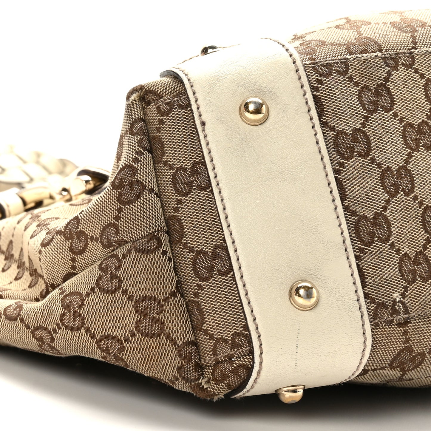 Monogram Small Pelham Shoulder Bag Off White