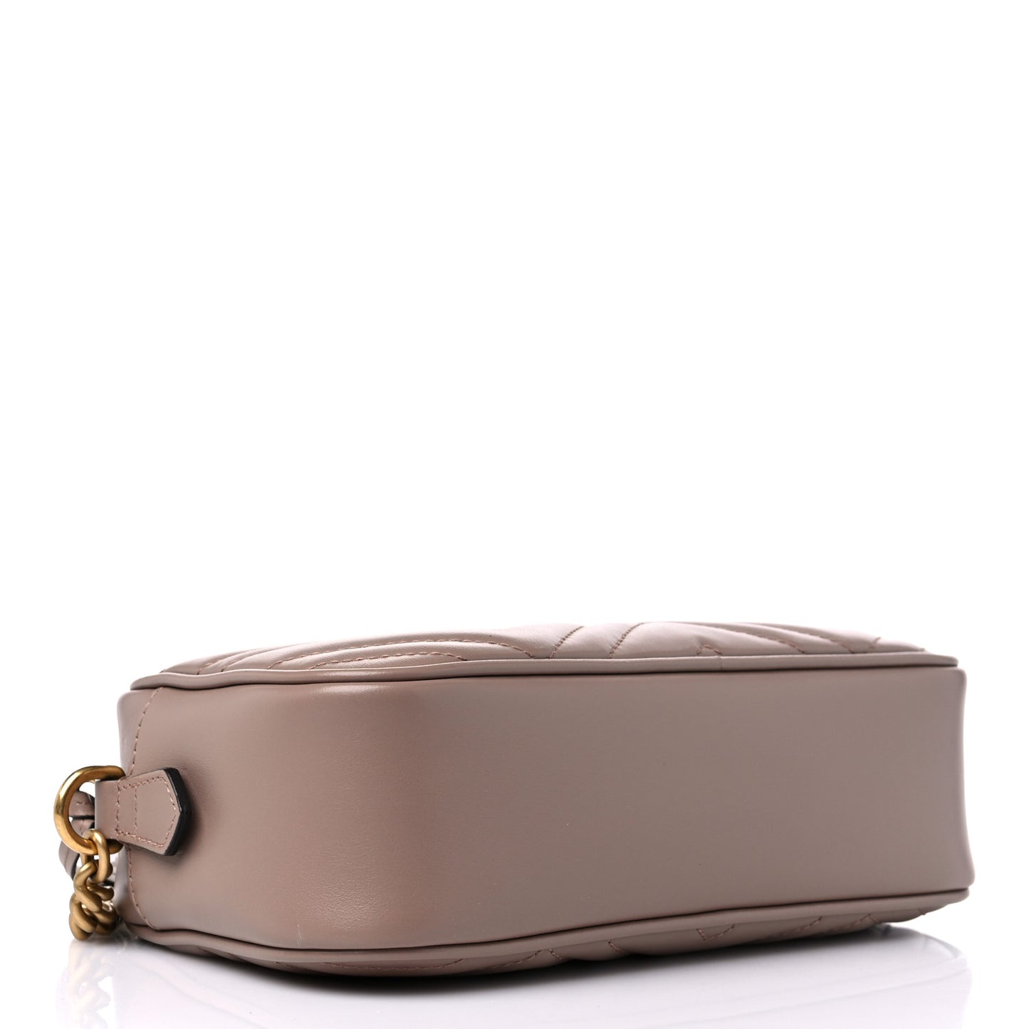 Calfskin Matelasse Small GG Marmont Chain Shoulder Bag Porcelain Rose