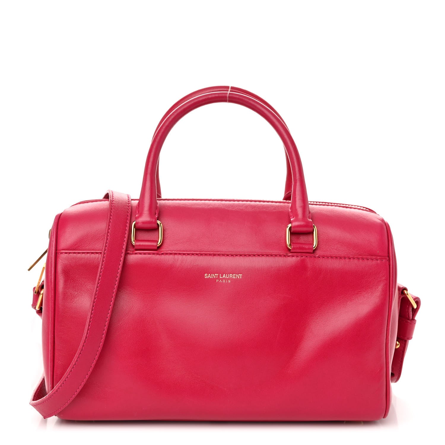 Saint Laurent Calfskin Classic Baby Duffle Fuchsia 1 of 12