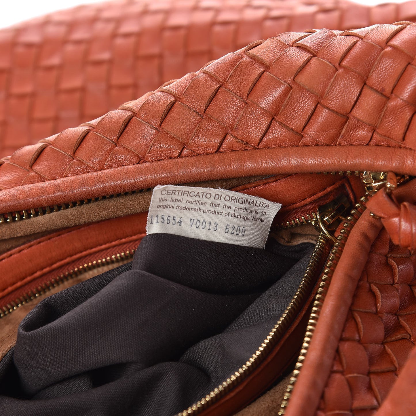 Nappa Intrecciato Large Veneta Hobo Pompei