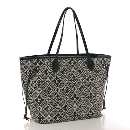 Louis Vuitton Jacquard Since 1854 Neverfull MM Grey 3 of 10
