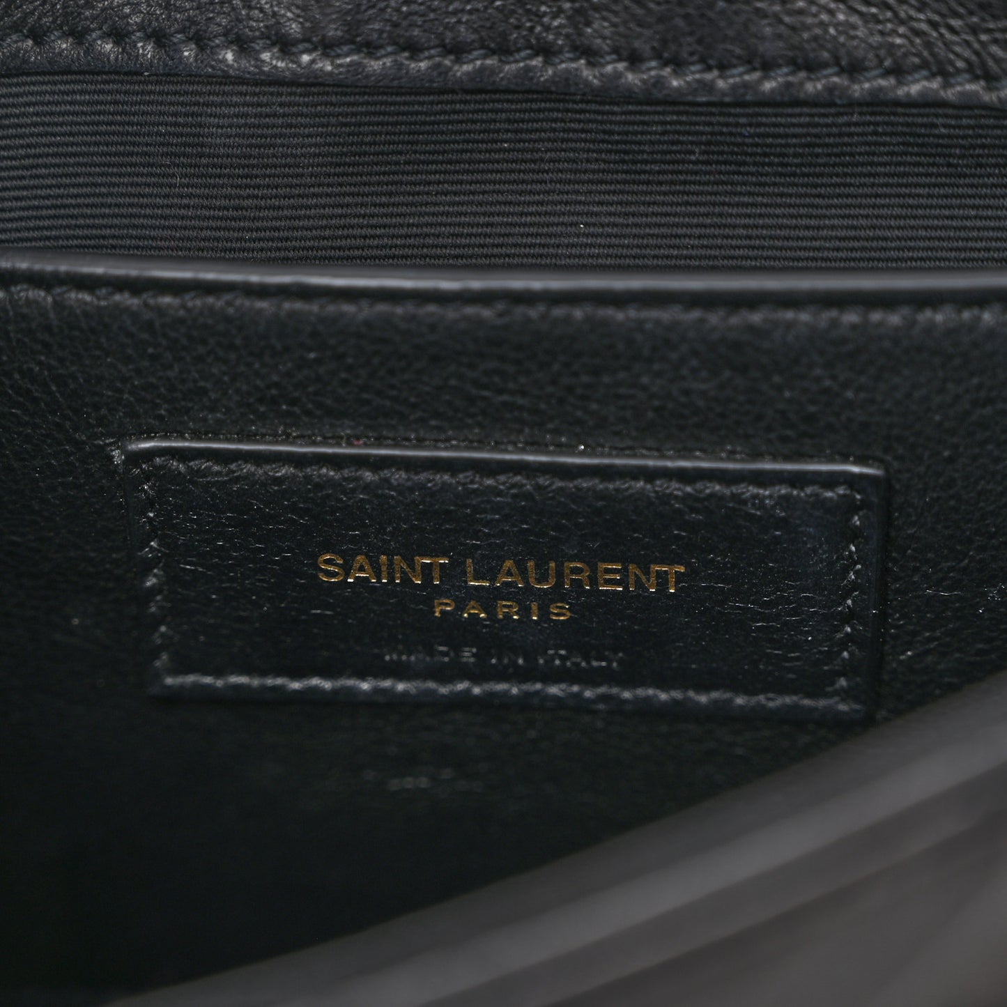 Lambskin Quilted Monogram Mini Nolita Black
