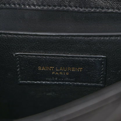 Saint Laurent Lambskin Quilted Monogram Mini Nolita Black 6 of 12