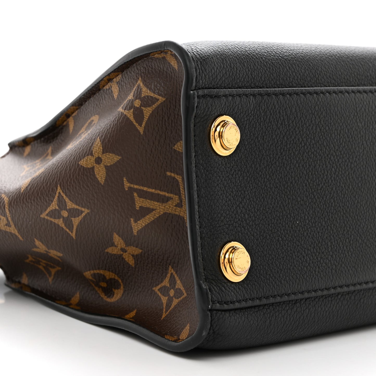 Calfskin Monogram On My Side PM Black