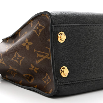 Louis Vuitton Calfskin Monogram On My Side PM Black 8 of 9