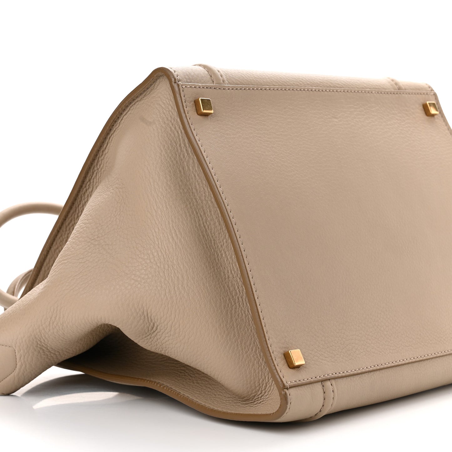Grained Calfskin Medium Phantom Luggage Taupe