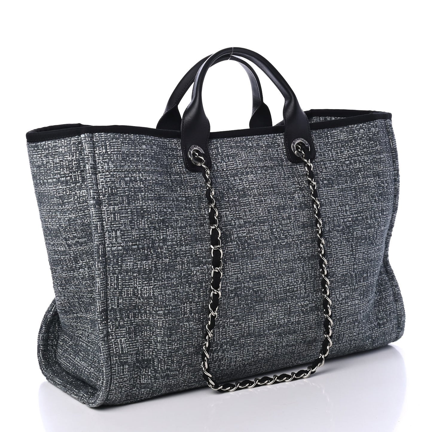 Canvas Large Deauville Tote Charcoal
