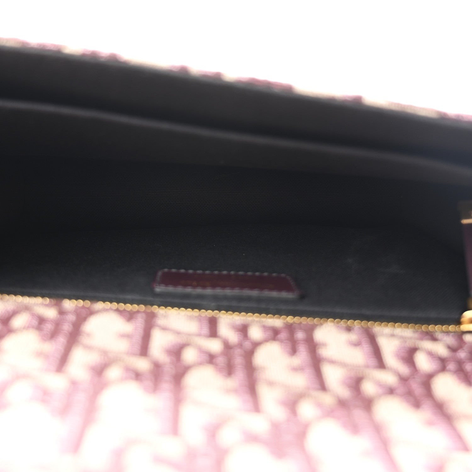 Christian Dior Oblique 30 Montaigne Flap Bag Burgundy 5 of 10