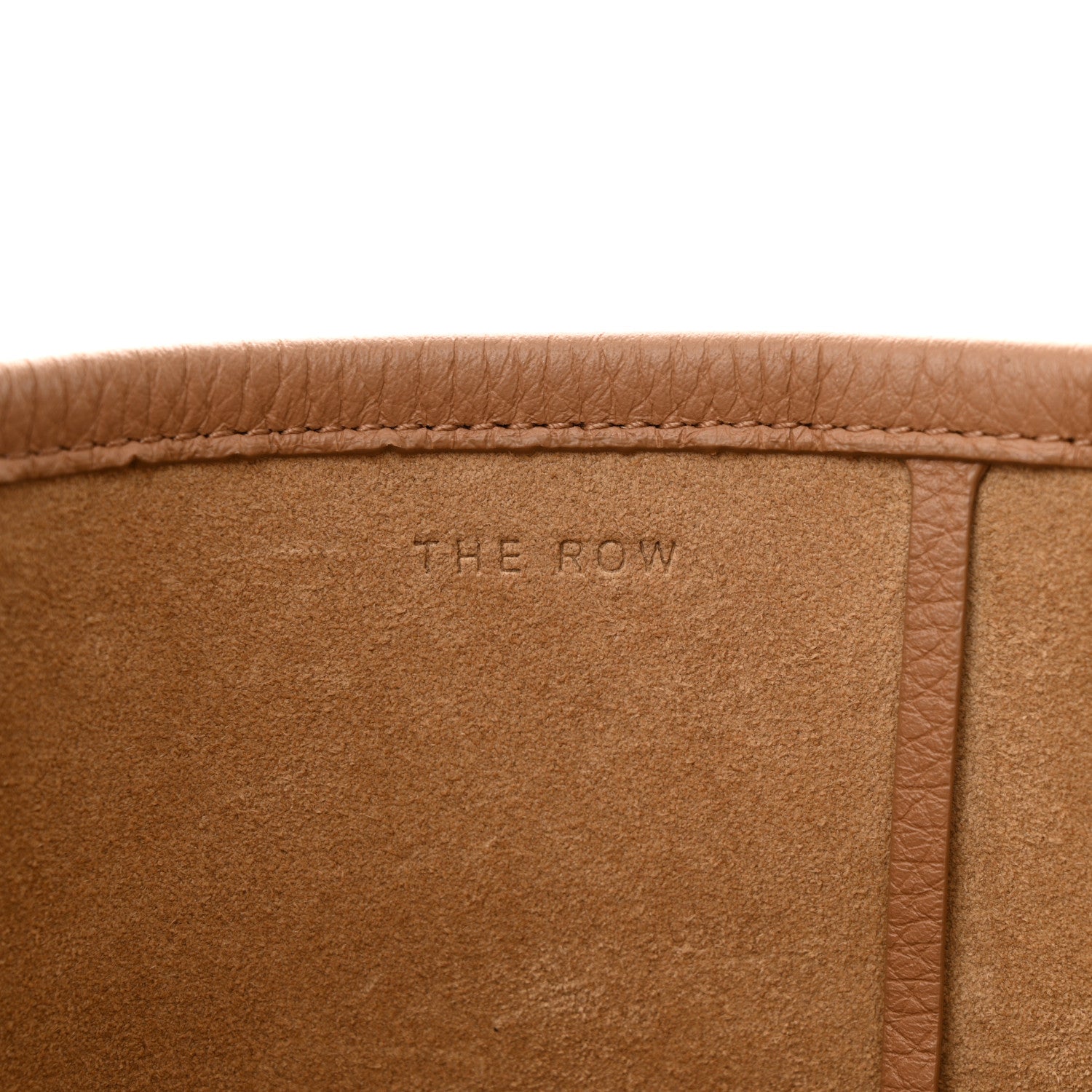 The Row Grained Calfskin Medium N/S Park Tote Cinnamon 6 of 13