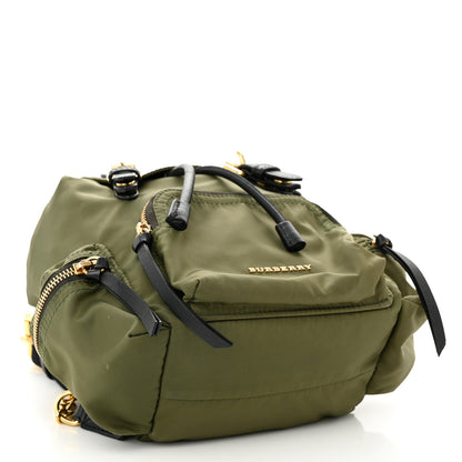 Burberry Nylon Small Crossbody Rucksack Backpack Canvas Green 4 of 10
