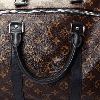 Louis Vuitton Monogram Macassar Keepall Bandouliere 55 10 of 15