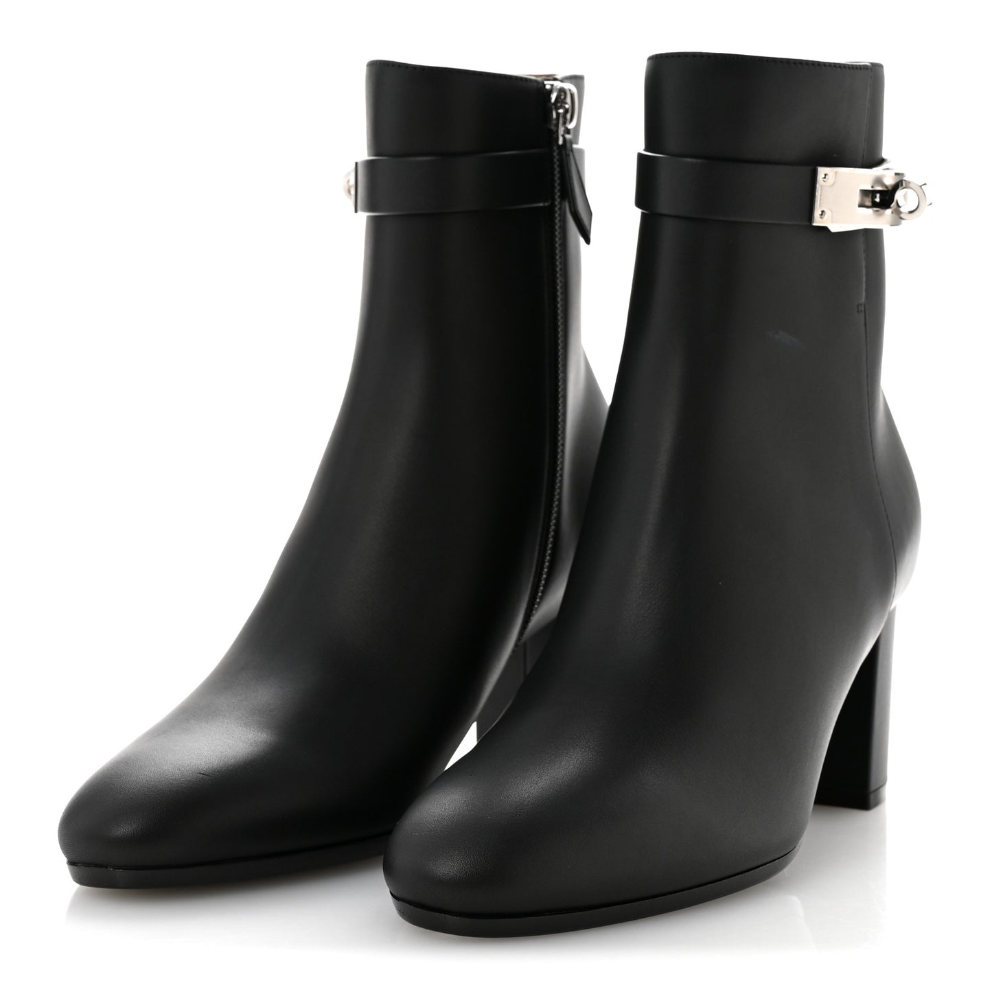 Calfskin Saint Germain Ankle Boots 36.5 Black