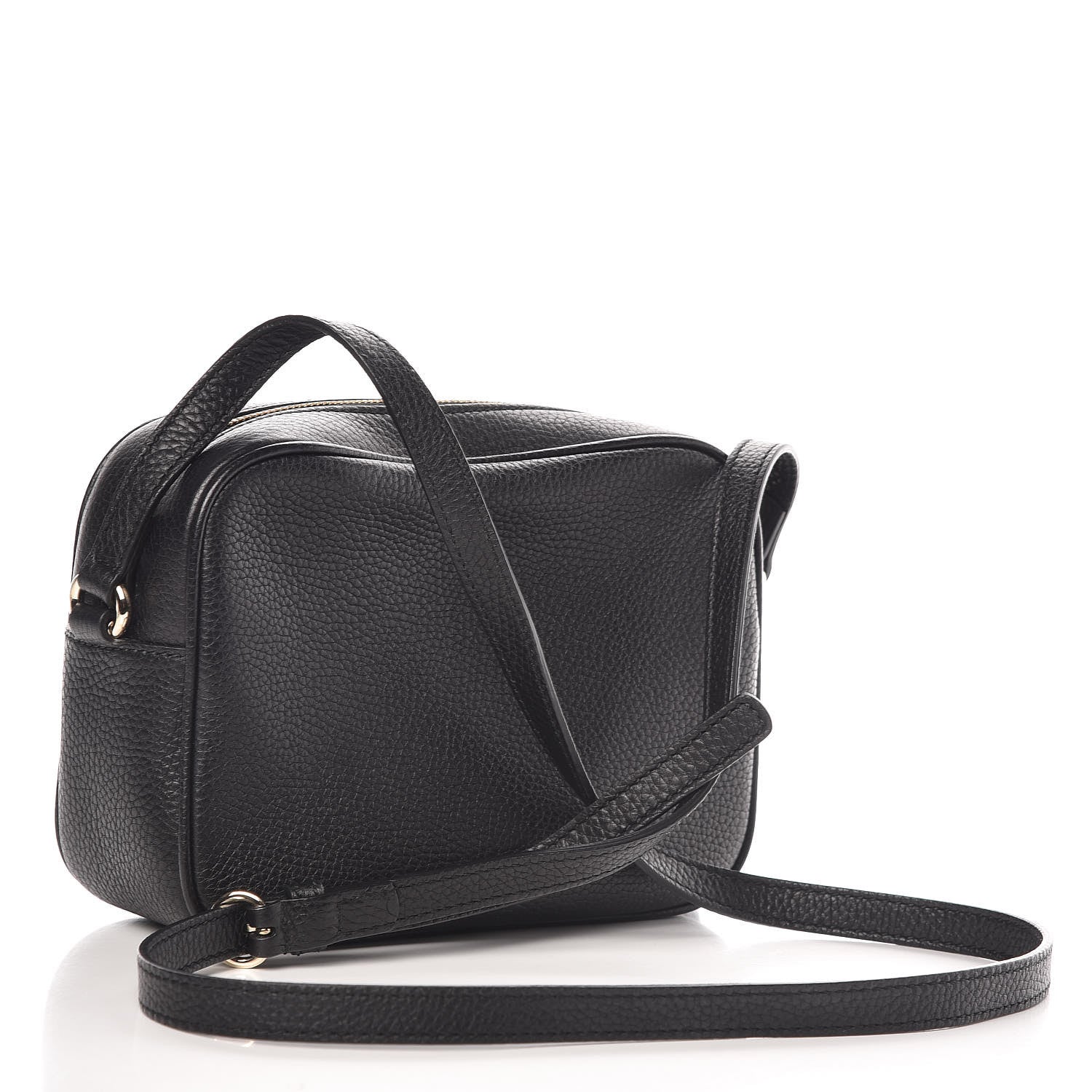 Gucci Pebbled Calfskin Small Soho Disco Bag Black 3 of 10