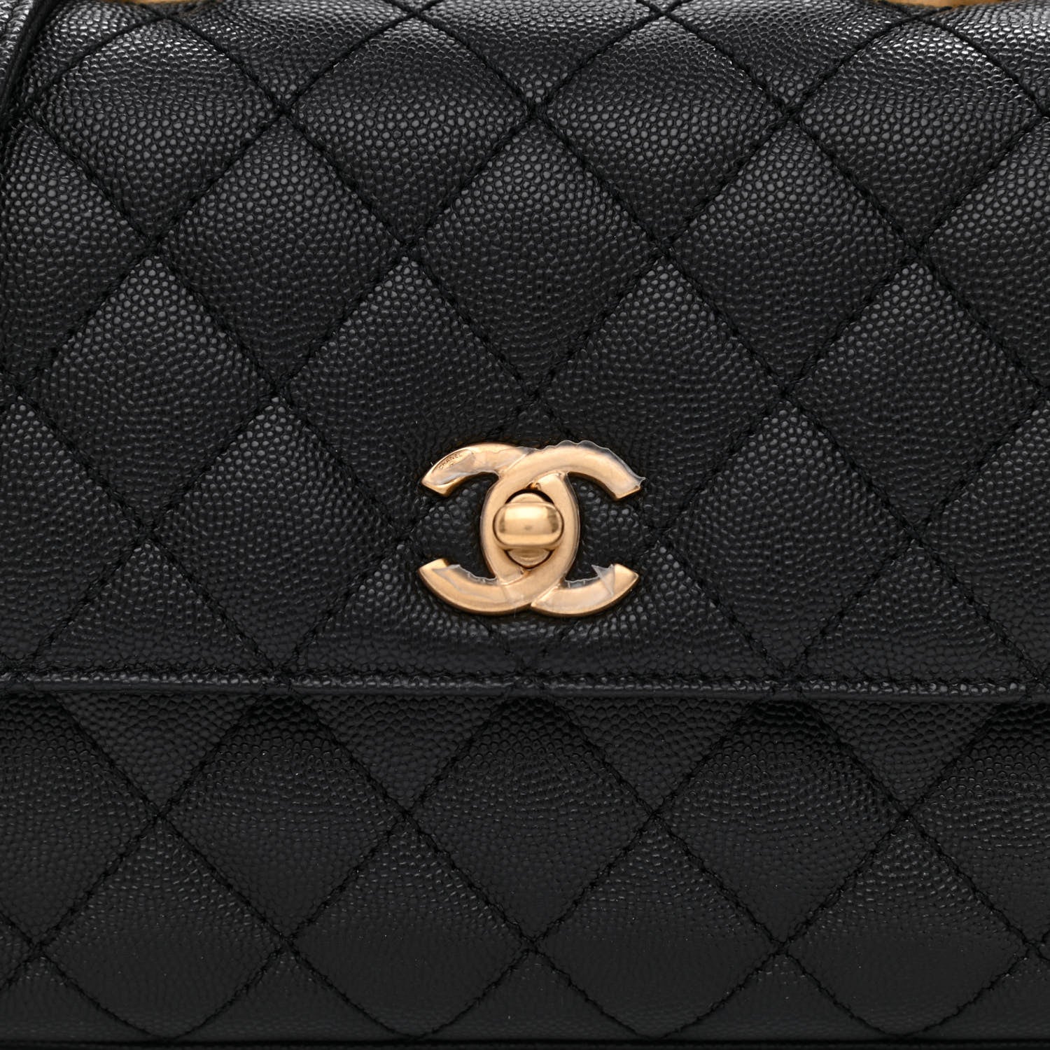 Chanel Caviar Quilted Mini Coco Handle Flap Black 8 of 11