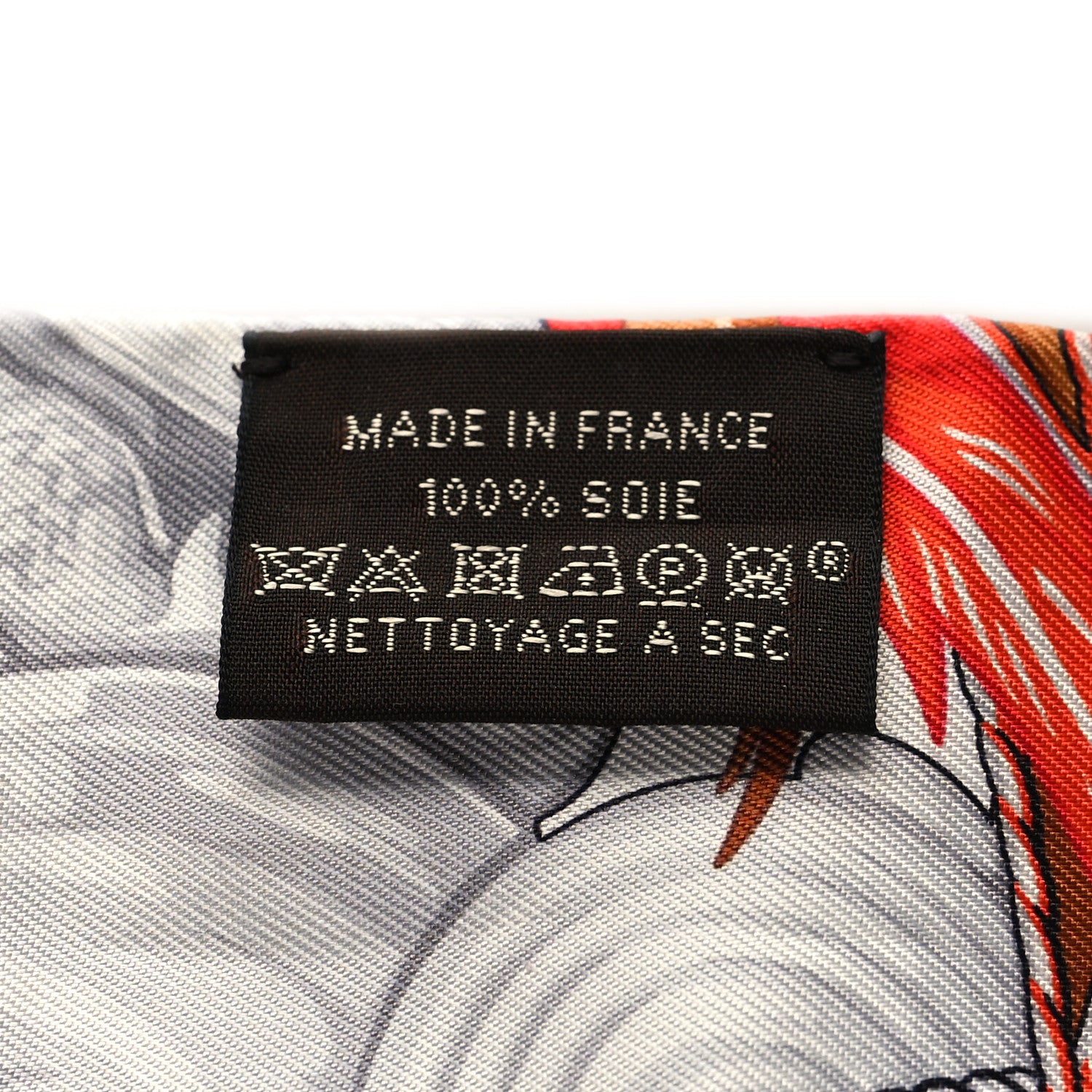Hermes Silk La Danse Pacifique Twilly Vert Vif Corail 3 of 4
