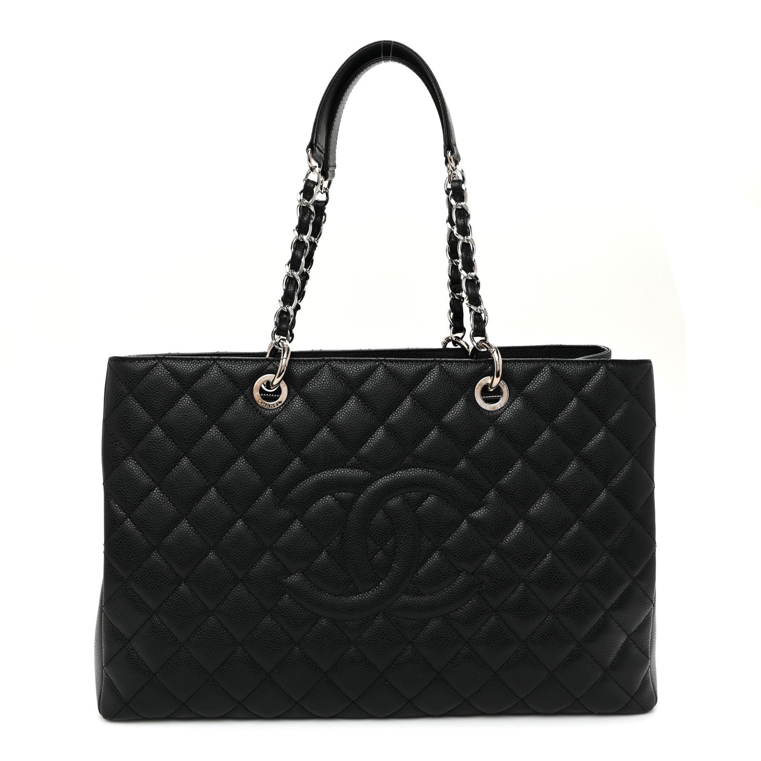 Chanel Caviar Quilted XL Grand Shopping Tote GST Black 1 of 10