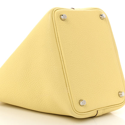 Hermes Taurillon Clemence Picotin Lock 18 PM Jaune Poussin 9 of 10
