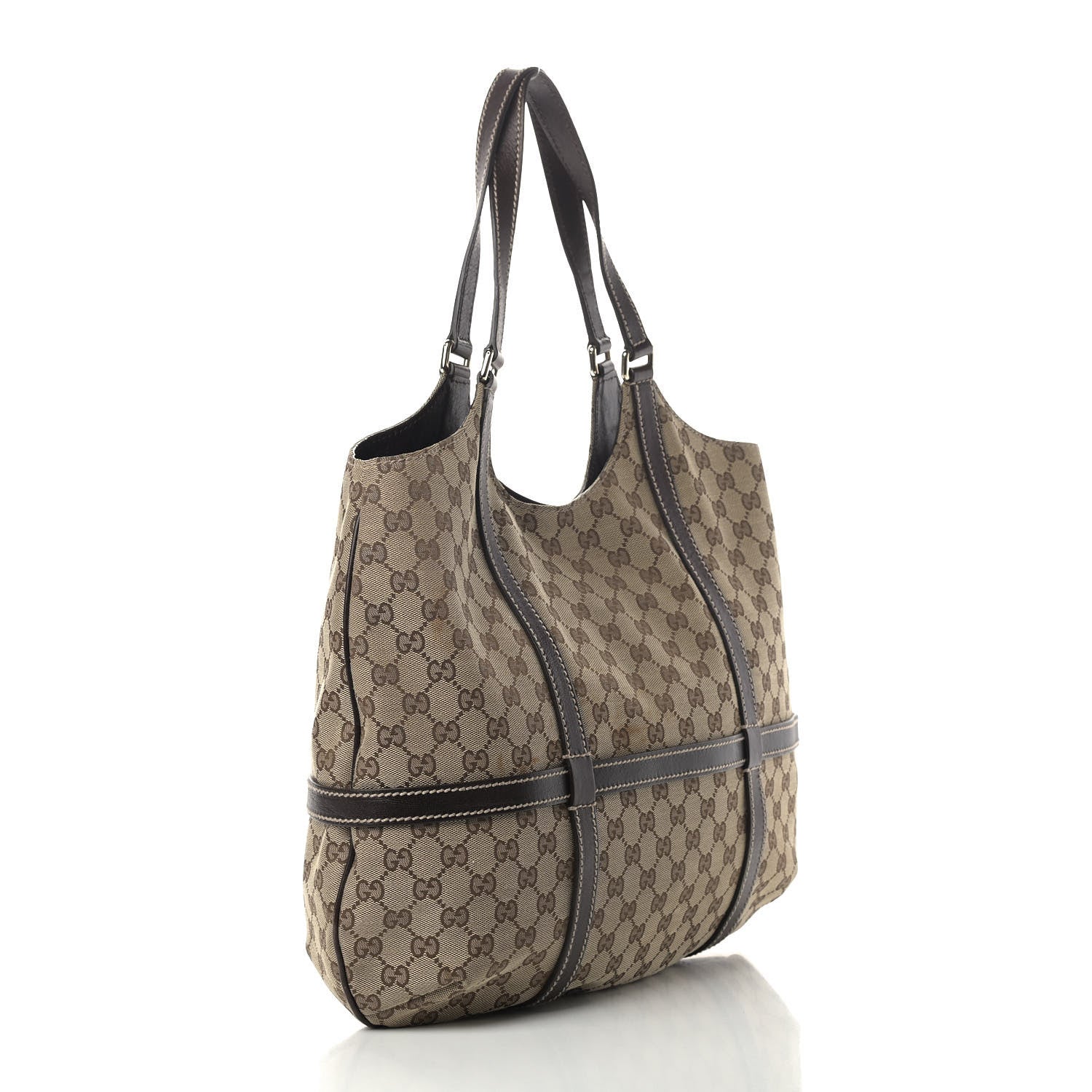 Gucci Monogram GG Royal Hobo Dark Brown 2 of 10