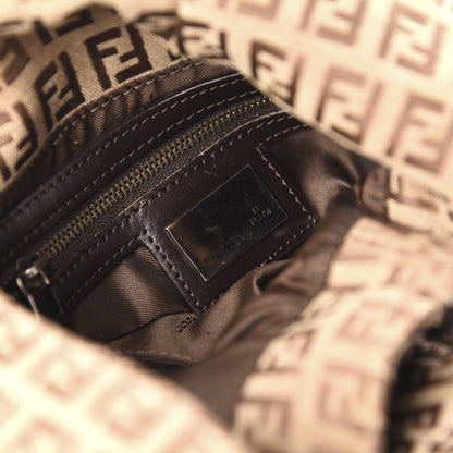 Fendi Zucchino Cuoio Mama Baguette Mogano Panna Testa di Moro 8 of 14