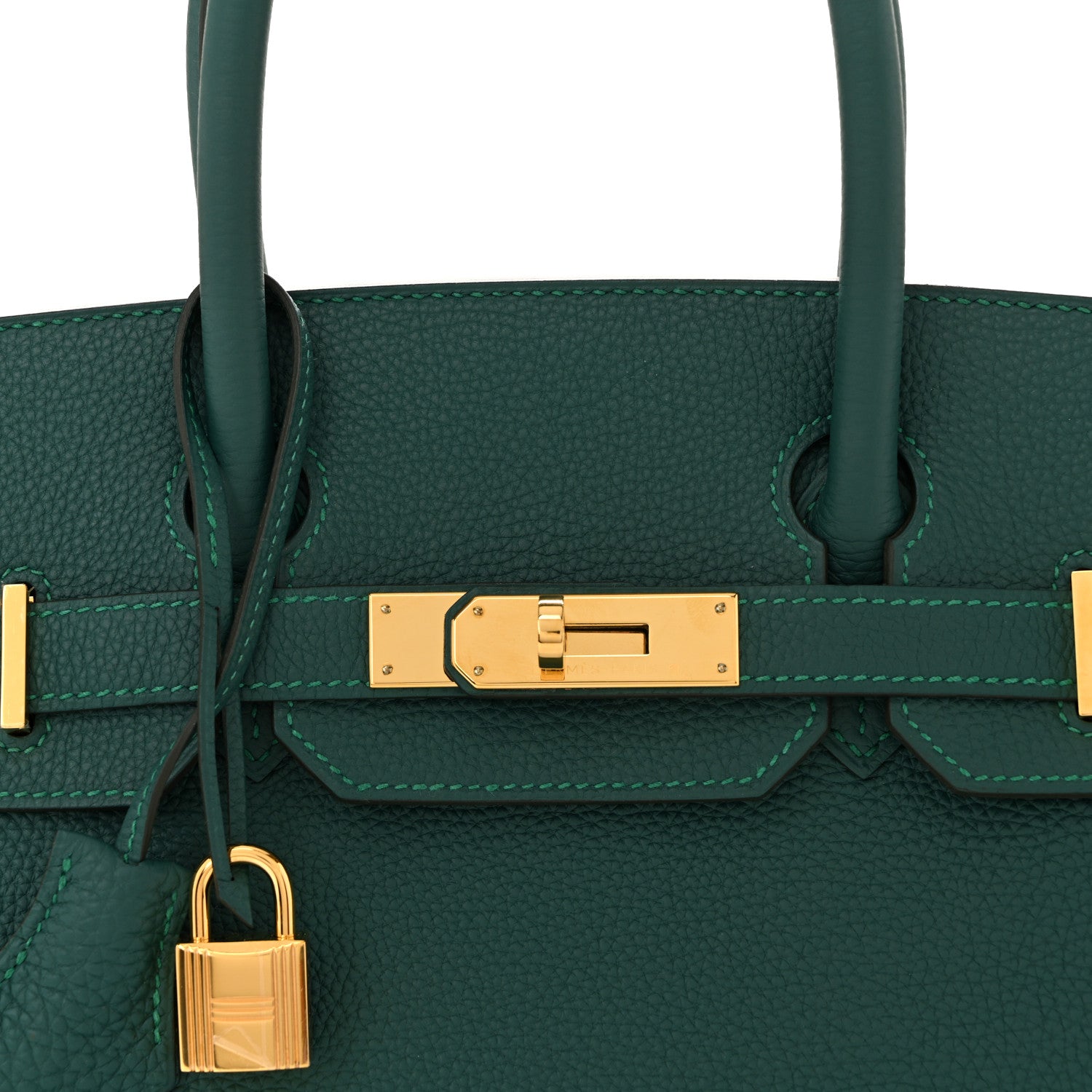 Hermes Togo Birkin 30 Malachite 15 of 23