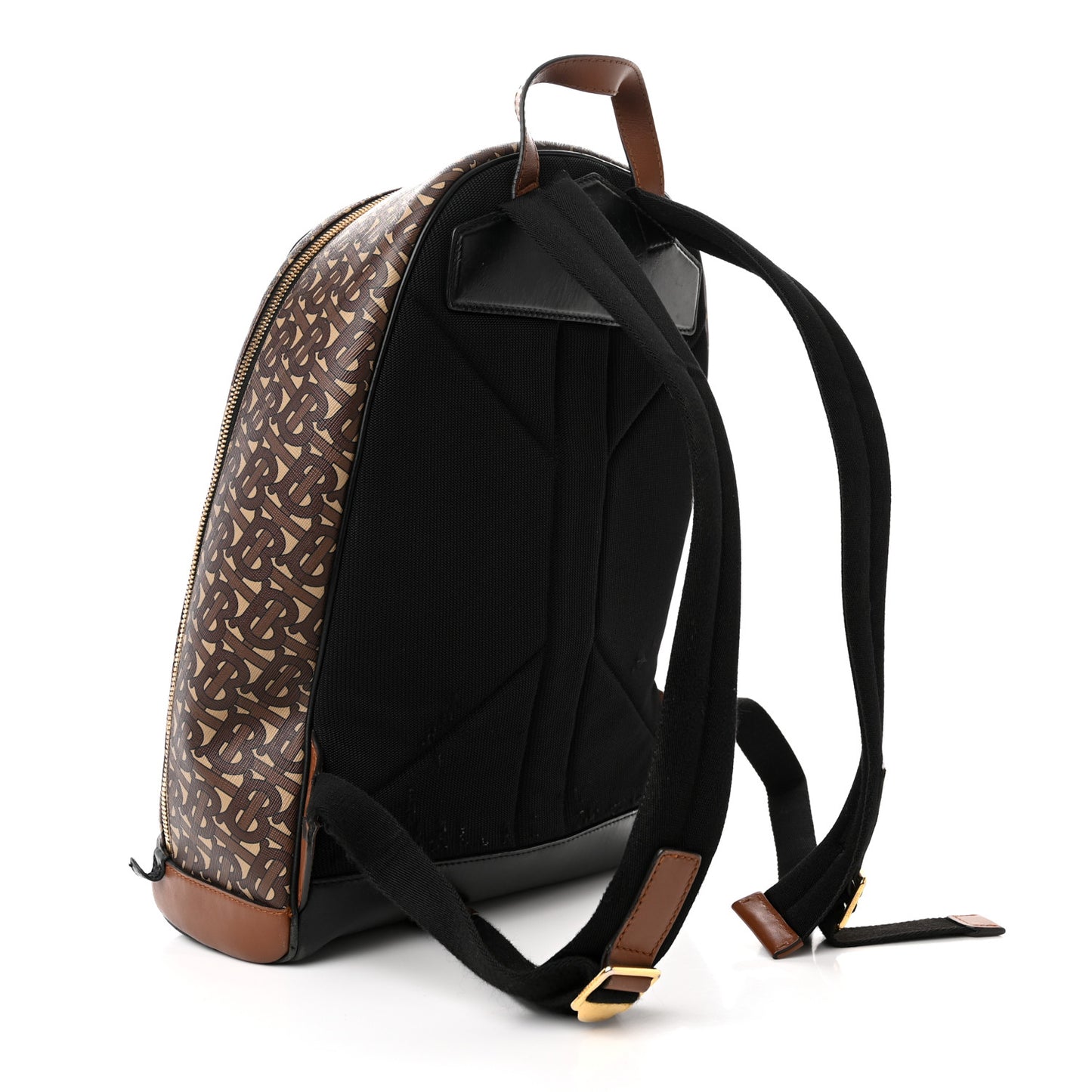 E-Canvas Monogram Rocco Backpack Bridle Brown