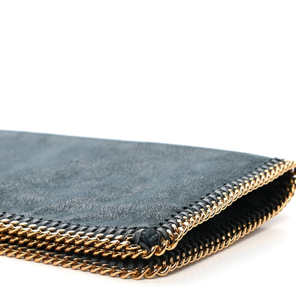 Stella McCartney Shaggy Deer Falabella Fold Over Clutch Dark Green 10 of 10