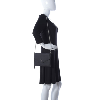 Louis Vuitton Soft Calfskin My Lockme Pochette Black 2 of 10