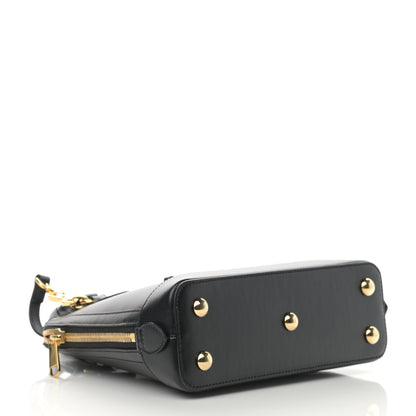 Gucci Boarded Plutone Calfskin Small Horsebit 1955 Top Handle Bag Black 4 of 15