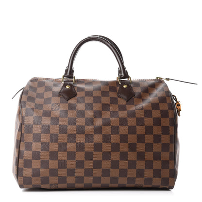 Louis Vuitton Damier Ebene Speedy 30 1 of 9
