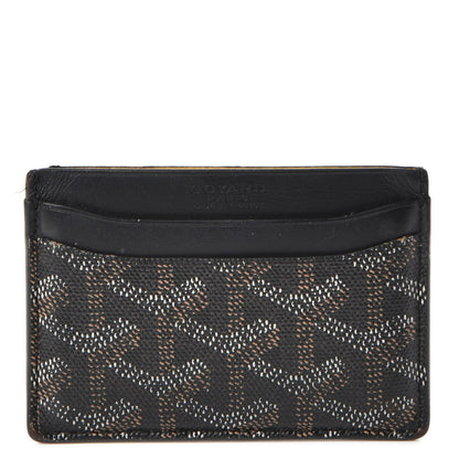 Goyard Goyardine Saint Sulpice Card Holder Black 1 of 13