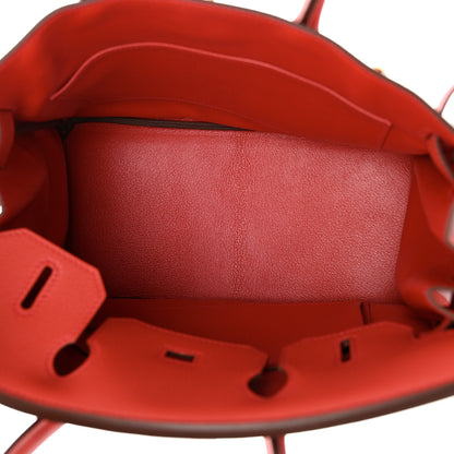 Hermes Togo Birkin 30 Rouge Casaque 5 of 11