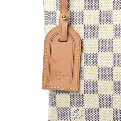 Louis Vuitton Damier Azur Graceful MM Rose Ballerine 11 of 11