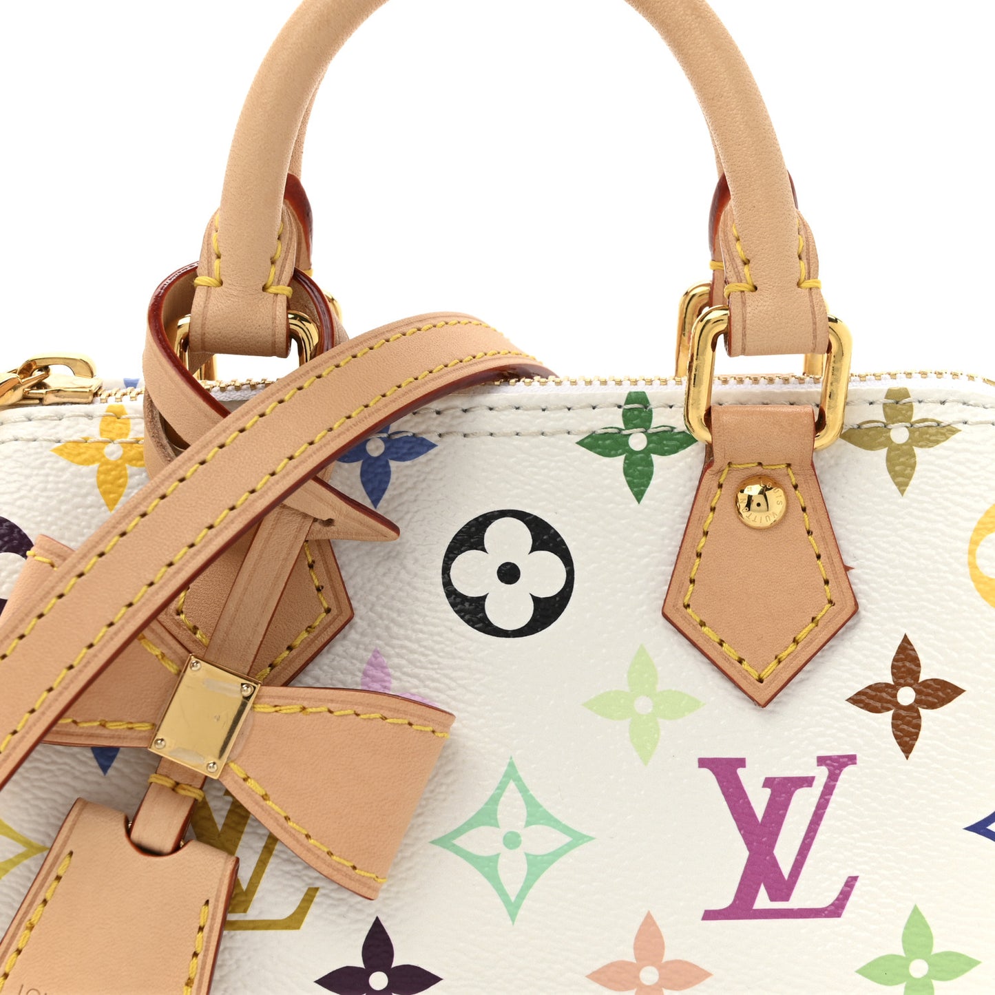 LV X TM Monogram Multicolor Nano Speedy White