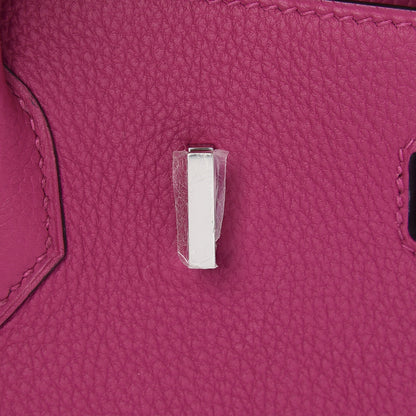 Hermes Togo Birkin 25 Rose Pourpre 27 of 36